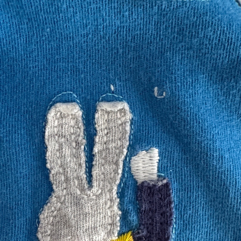 Baby Boden Blue Kids Shirt with Balloon and Animal Design size 2-3Y - Picture 8 of 8